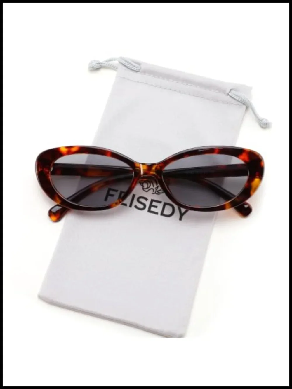 Retro Oval Cat Eye Sunglasses with UV400 Protection